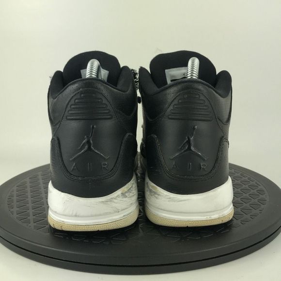 Nike Air Jordan 3 Retro 'Cyber Monday' Black Leather 398614-020 Women's Size 6.5 - Picture 5 of 12